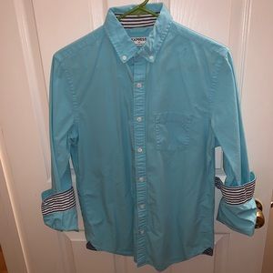 Express Light Blue Button Down